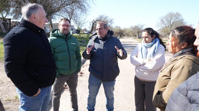 Mejoras urbanísticas en un área que se pobló desde la necesidad