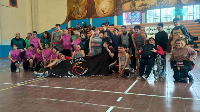 Básquet adaptado: equipos de El Andén resultaron ganadores