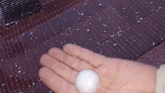 Granizo en Marcos Juárez y Río Cuarto: rige un aviso por tormentas fuertes en el sudeste cordobés