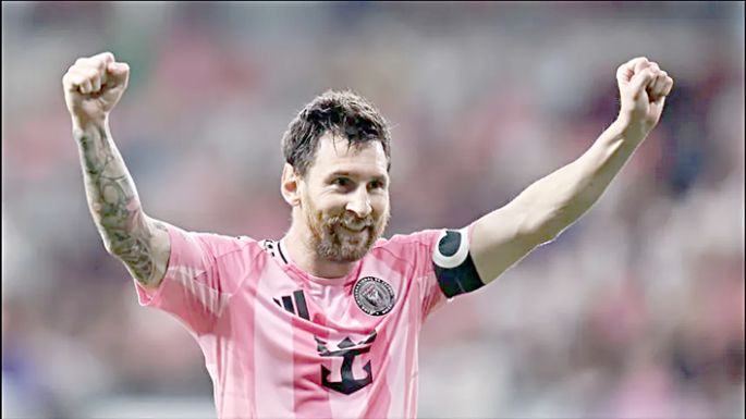 ¡Póker de Messi!