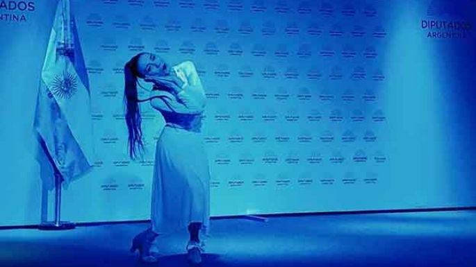 Alejandra González Sanzini actuó en el Congreso Nacional