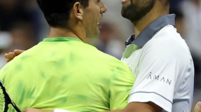 Jugó una final en el Sport Social y ahora eliminó a Novak Djokovic