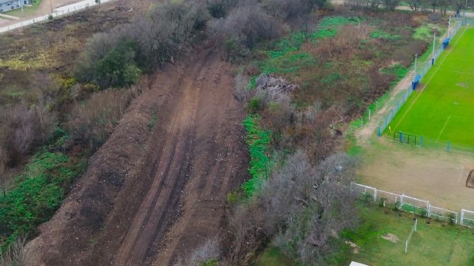 Realizan obras en Los Castañones, para mejorar el sistema de drenaje