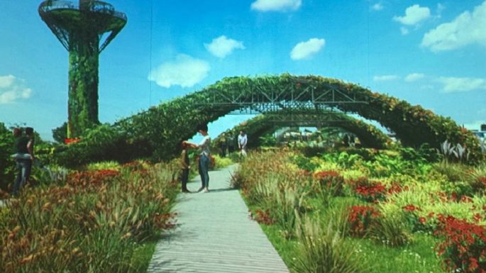 Accastello dijo que 50 mil plantas cubrirán los nuevos edificios del Parque de la Vida