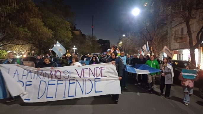 Manifestación contra el proyecto de Ley de Inviolabilidad de la Propiedad Privada