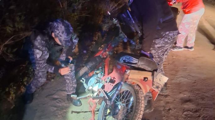 En la madrugada, recuperaron dos motocicletas robadas y secuestraron un cuadro de moto