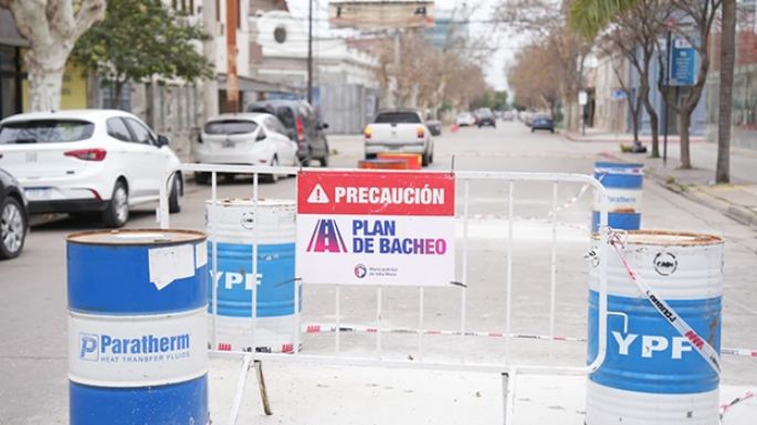 Continúa el Plan Municipal de Bacheo