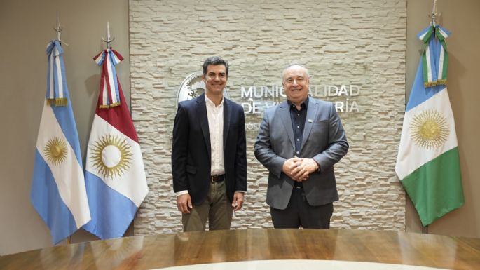 Accastello recibió a Urtubey antes de su disertación en el Congreso de Comunicación Gubernamental