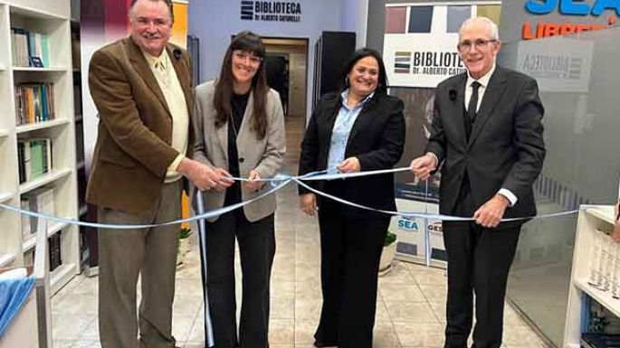 Grupo Gesta inauguró bibliotecas y auditorio