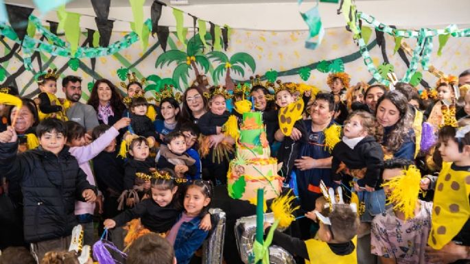Las fotos del cumple número 15 del jardín maternal de barrio La Calera