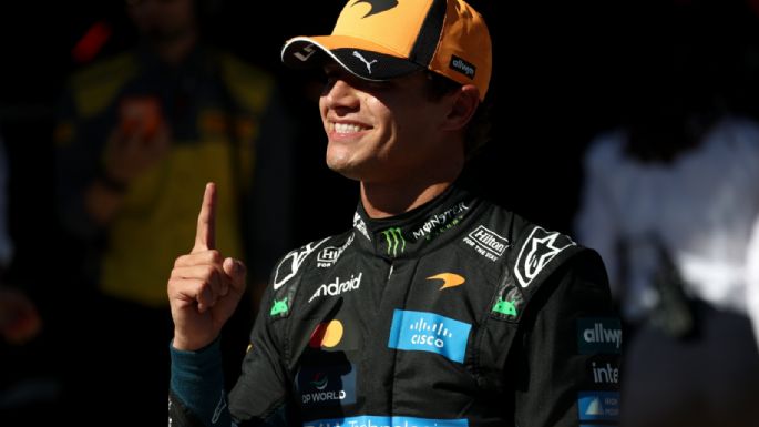Norris logró la pole y Colapinto fue noveno