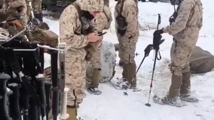 Ejercicios militares entre Marines de EE.UU. y la Armada Argentina
