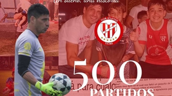 Fantino llegó a los 500 partidos con el Atlético