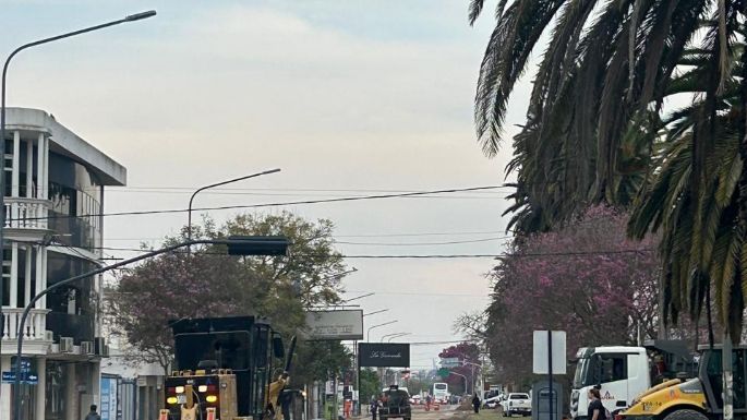 Avanzan los trabajos de bacheo y pavimentación en la ciudad