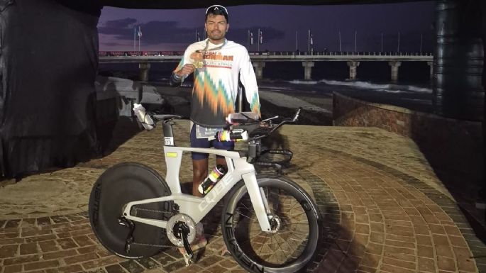 Natalio Puebla reclama por el extravío de su bicicleta tras regresar del Mundial