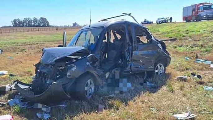 Vuelco fatal en Oncativo: un muerto y dos heridas