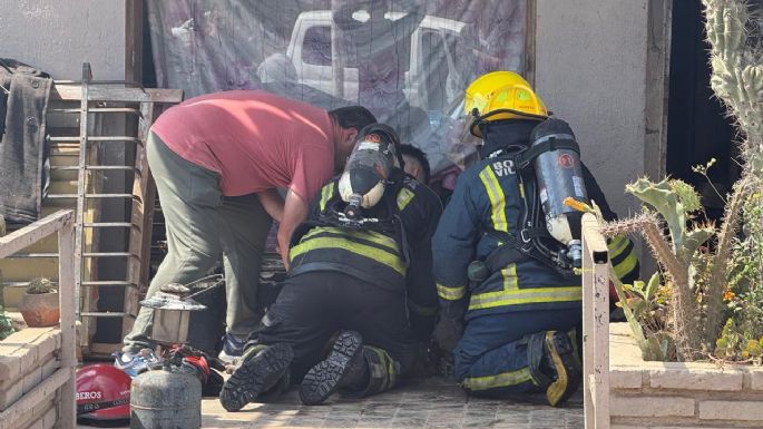 Bomberos sofocaron un incendio en Villa Nueva