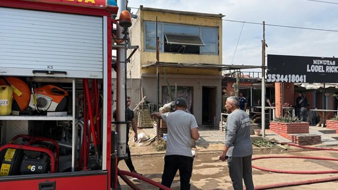 Sofocaron un incendio en una vivienda