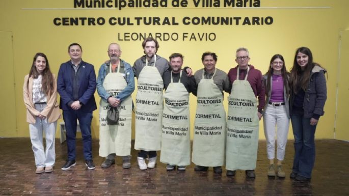 Comenzó el Encuentro Nacional de Escultores en la ciudad
