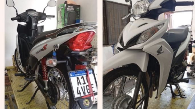 Robaron dos motos durante la noche en Villa Nueva y piden colaboración para encontrarlas