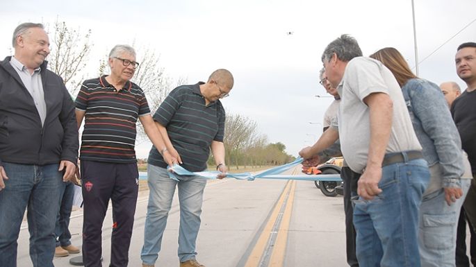La avenida Savio, hasta Ruta 2, pavimentada