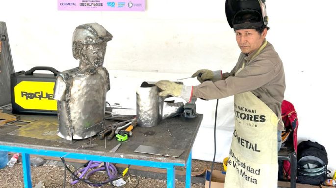 El tren hecho obra de arte