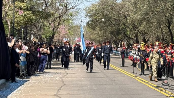 Villa María celebró su aniversario con un desfile cívico-militar