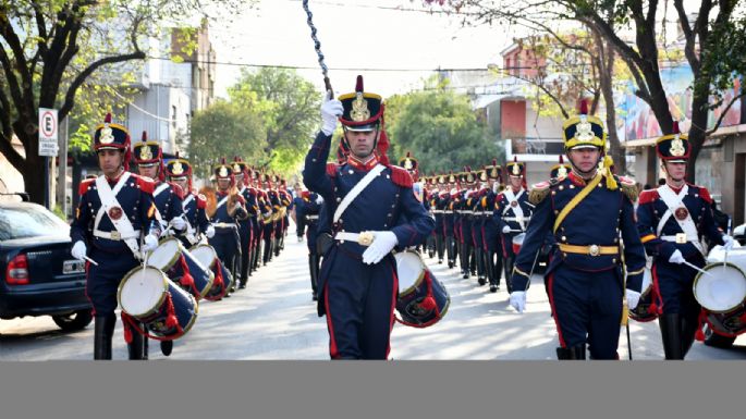 Villa María celebró su aniversario con un desfile cívico-militar