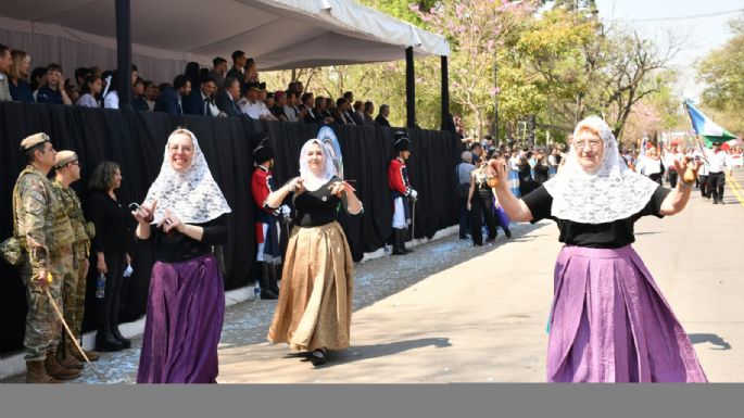 Villa María celebró su aniversario con un desfile cívico-militar