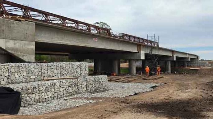 El nuevo puente avanza