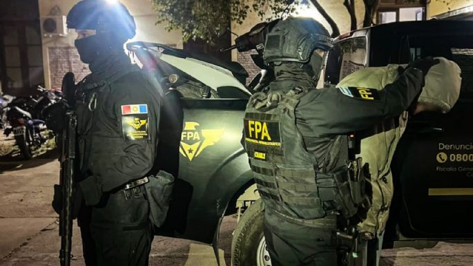 Megaoperativo de la FPA en Villa María: 34 allanamientos y 10 detenidos