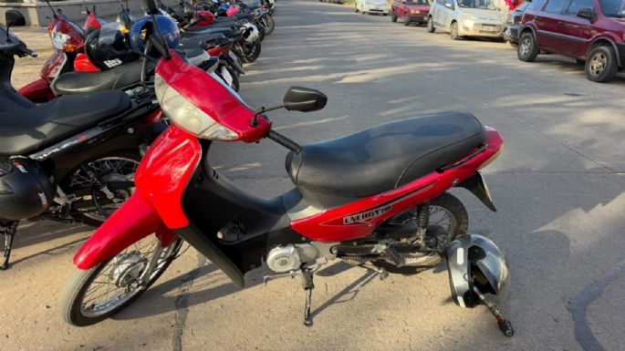 Recuperaron una moto robada en un control policial